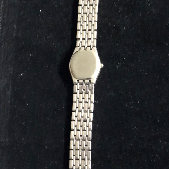 DMQ Silver Watch w/ Mother of Pearl Face - Picture 4 of 5